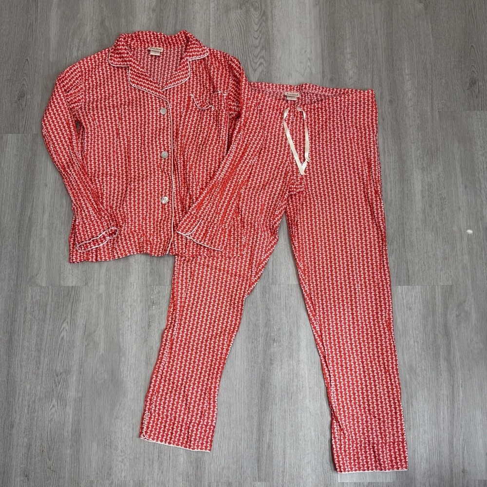 Bed Head Pajama Set XS 100% Cotton Quiet Luxury Made In USA